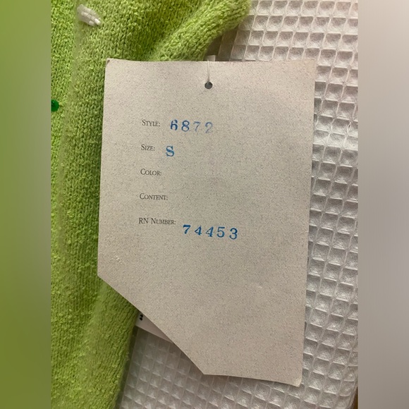 NWT RARE 2005 Design Options Philip Jane Gordon 3D Daisy Flower Cardigan Size S - Picture 3 of 10